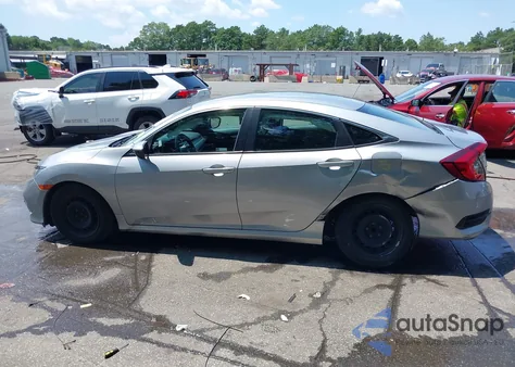 2019 Honda Civic Lx из США, поврежденный, VIN 2HGFC2F68KH581675